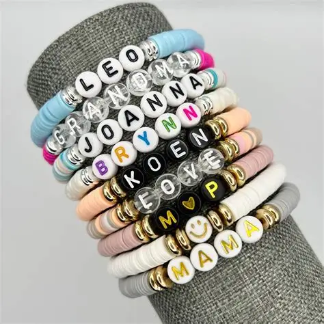Handmade Custom Name Bead Bracelet – Personalized Daily Aesthetic Collection - Image 3