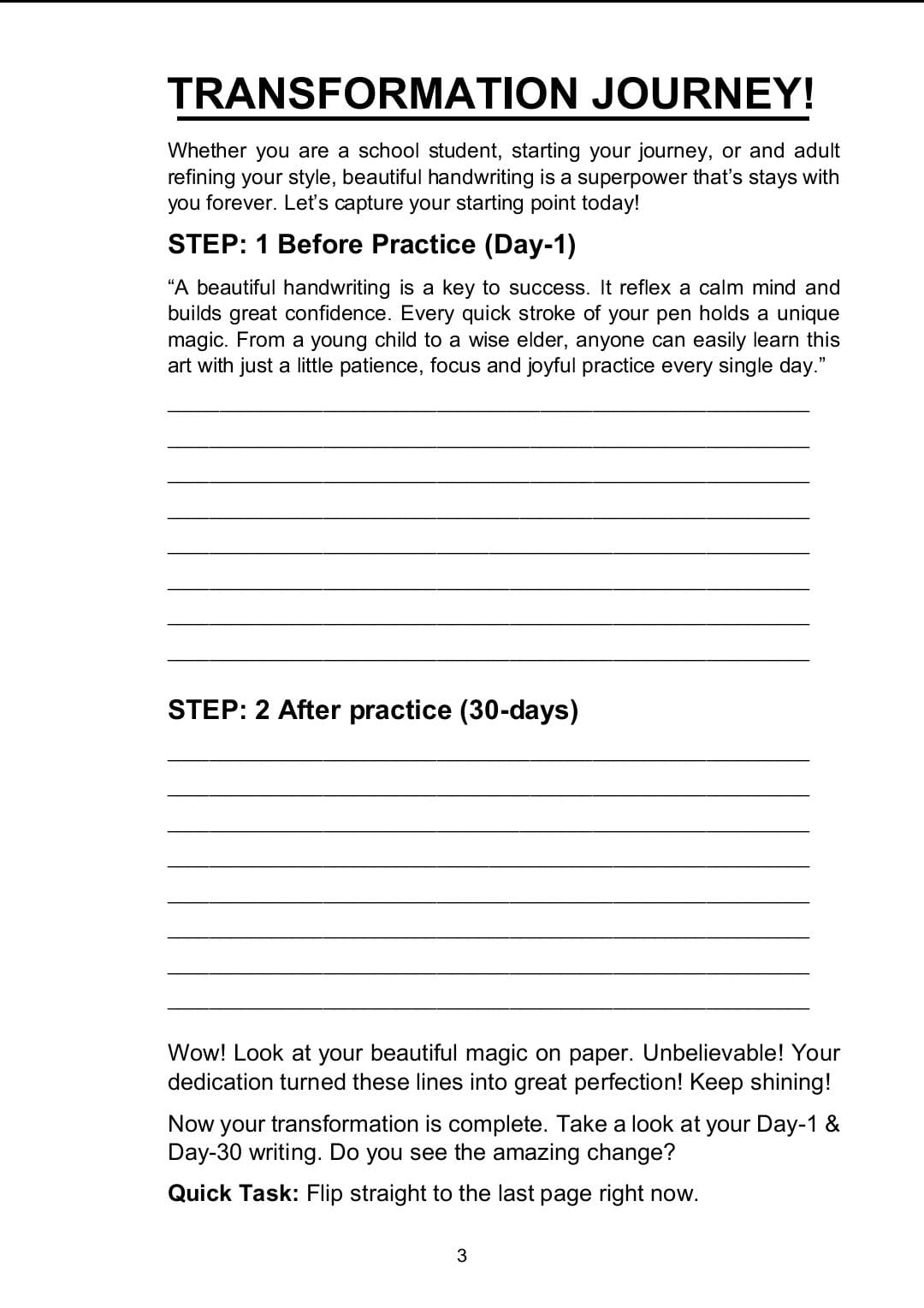 The Art of Cursive Handwriting – Complete Practice Workbook (Printed Edition) + FREE Magical Reusable Sheet & Marker - Image 5