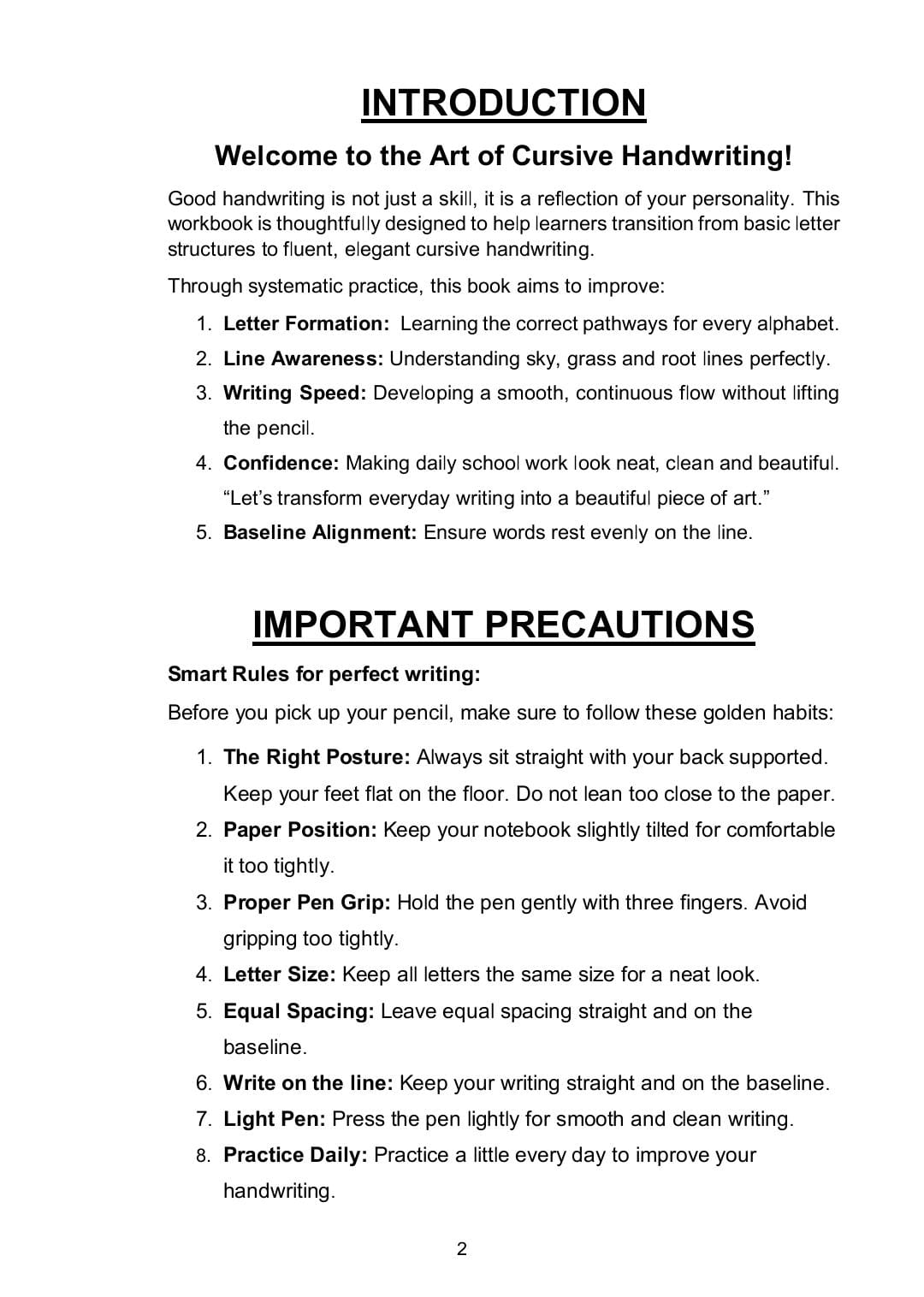 The Art of Cursive Handwriting – Complete Practice Workbook (Printed Edition) + FREE Magical Reusable Sheet & Marker - Image 4