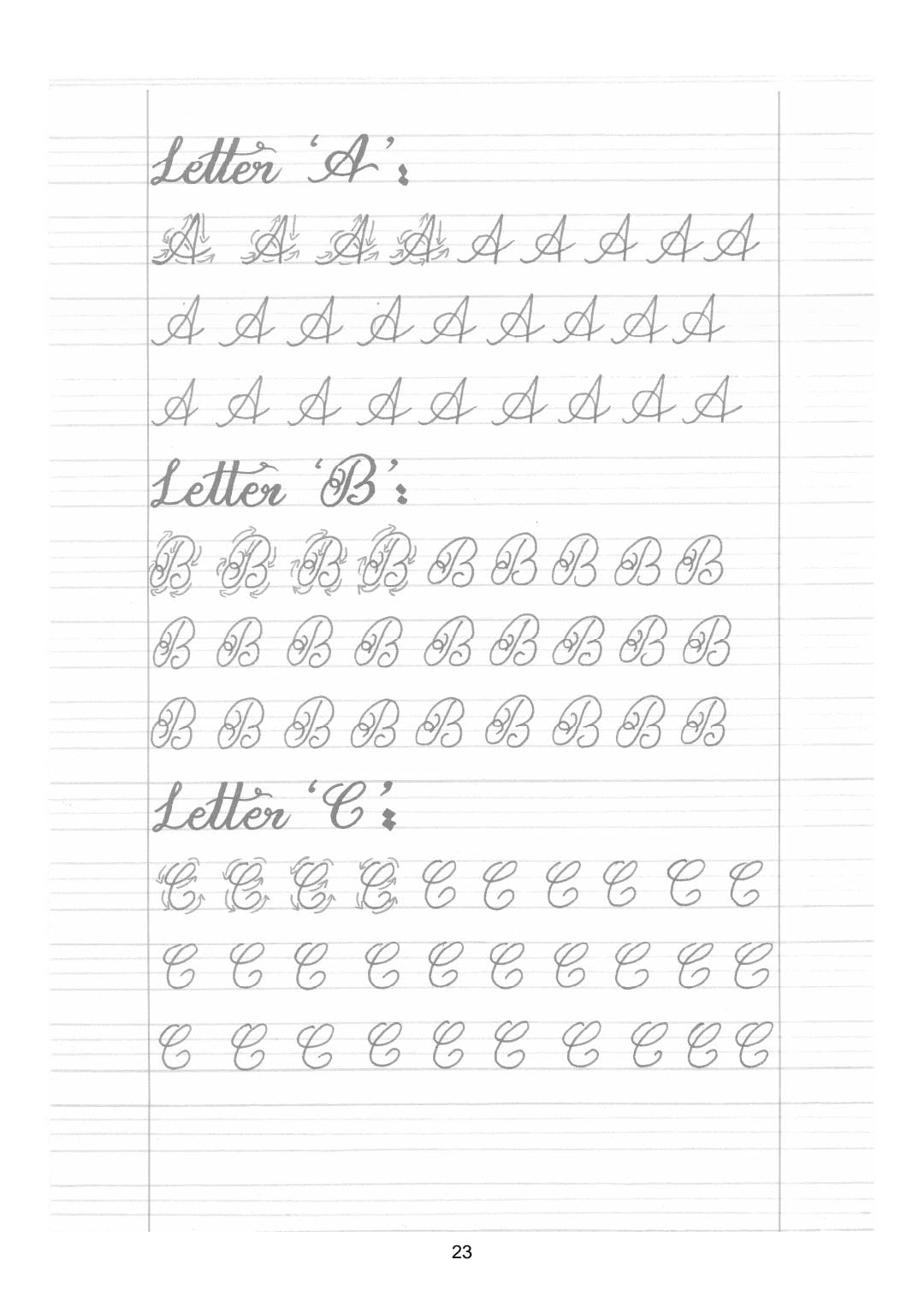The Art of Cursive Handwriting – Complete Practice Workbook (Printed Edition) + FREE Magical Reusable Sheet & Marker - Image 12