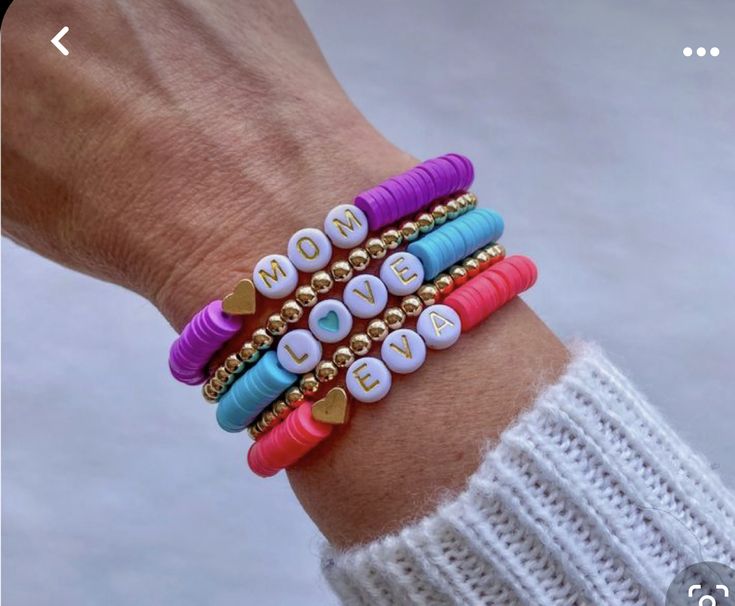 Handmade Custom Name Bead Bracelet – Personalized Daily Aesthetic Collection - Image 4