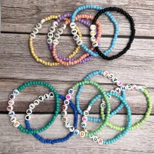Handmade Custom Eras Friendship Seed Bead Bracelet – 3-Piece Stack Set