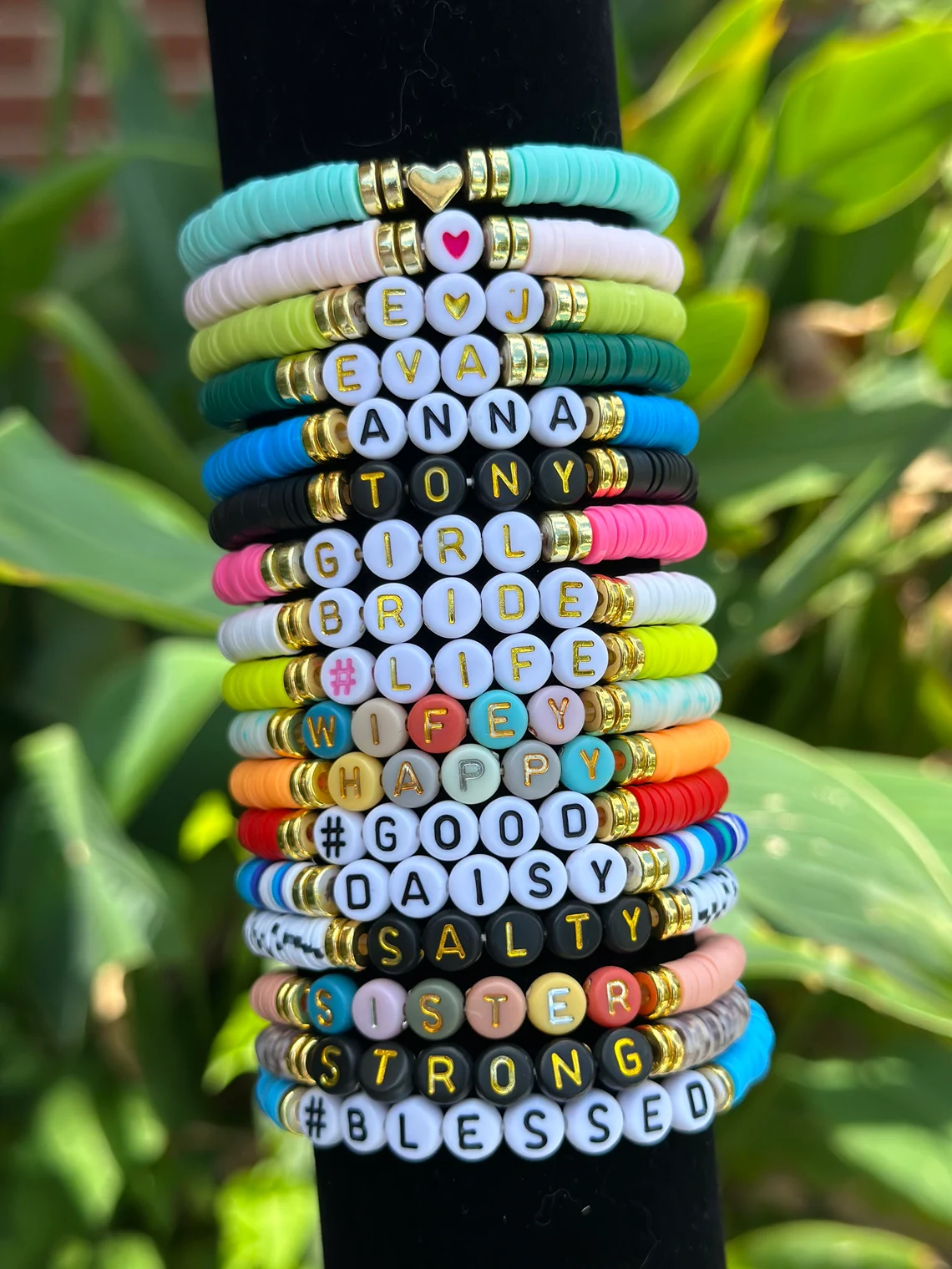Handmade Custom Name Bead Bracelet – Personalized Daily Aesthetic Collection - Image 6