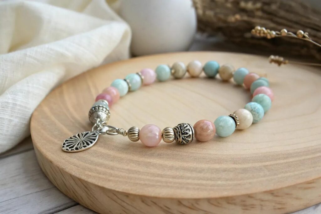 Rose Vintage Coin Bracelet